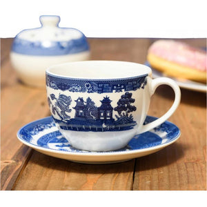 Dunlevy Blue Willow Teacup 8oz | DE2000