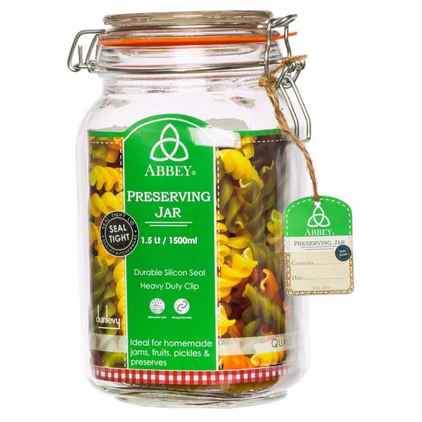 Steelex 1.5 Litre Preserve Jar with Clip Top | GX1500