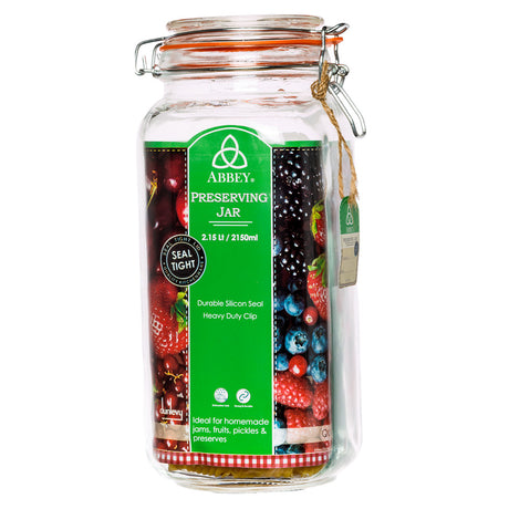 Steelex 2.5 Litre Preserve Jar with Clip Top | GX2150