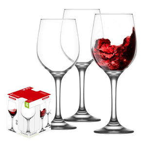 Steelex Red Wine 36cl Glasses Set of 4 | GX8036