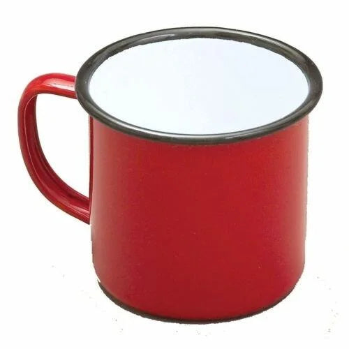 Falcon Enamel Mug (Red with Black Rim) | EN0211R
