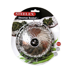 Steelex Stainless Steel Vegatable Steamer 9" | HK1001