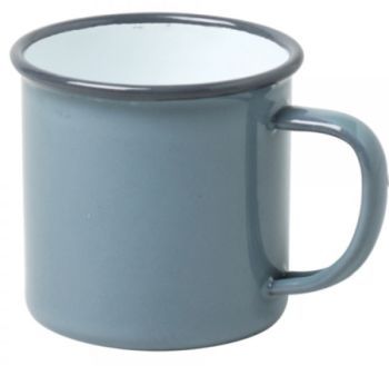 Falcon Enamel Mug 8cm -  Grey | EN0208G