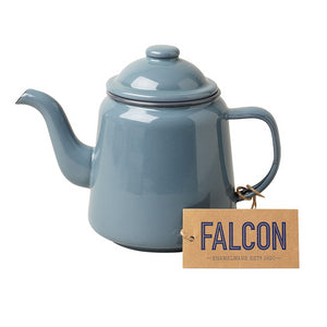 Falcon Enamel 14cm Teapot - Grey  | EN0028G