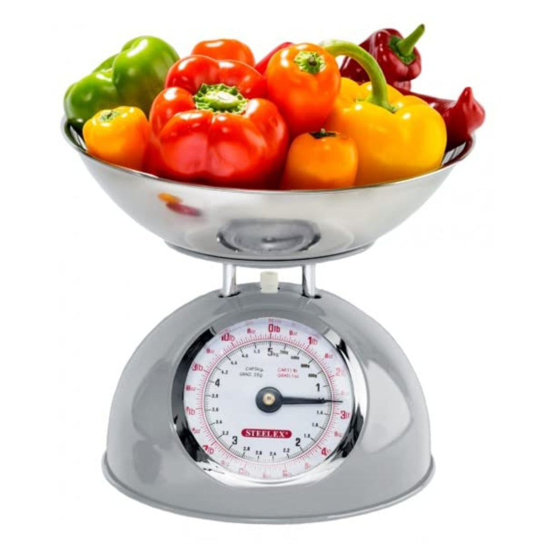 Steelex Traditional Kitchen Scales 5kg - Grey | SC1005G