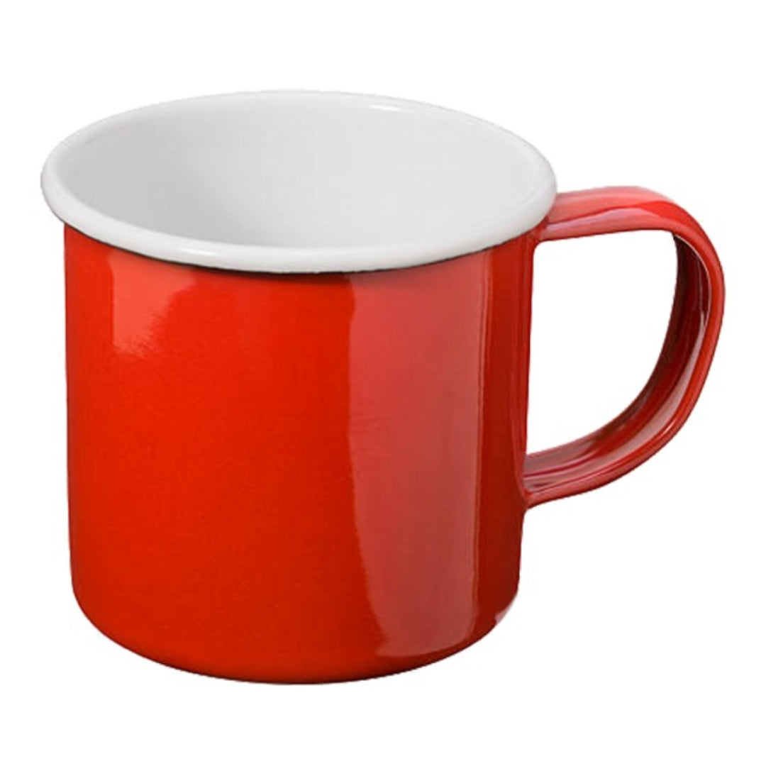 Falcon Enamel Mug 8cm - Red | EN0208R