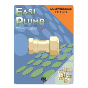 Easi Plumb 1" F.I. X 1" Straight Coupling 312 | Ep3121