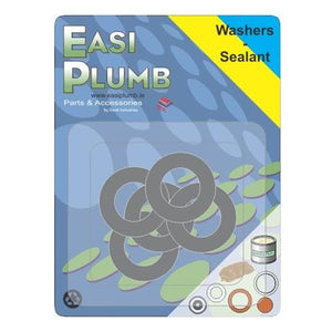 Easi Plumb Washing Machine Hose Plumbing Washer 3/4" Pack of 5 | EPWMHW