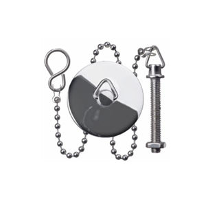 Easi Plumb 1 1/2" Chrome Plated Basin Plug Stopper and Chain Sets | EPPC6