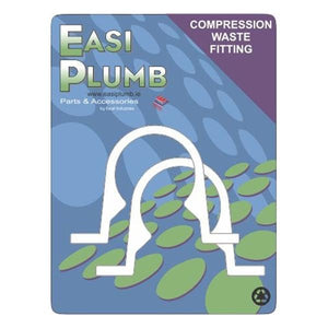 Easi Plumb Waste Pipe Clips 32mm Pack of 2 | EP32PCW