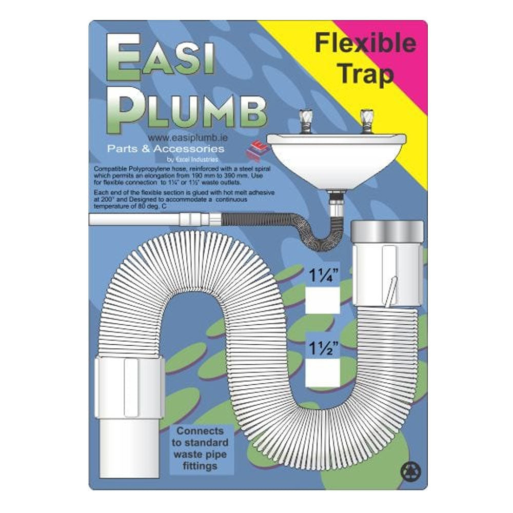 Easi Plumb 1 1/2" Flexible Waste Trap | EP112FT