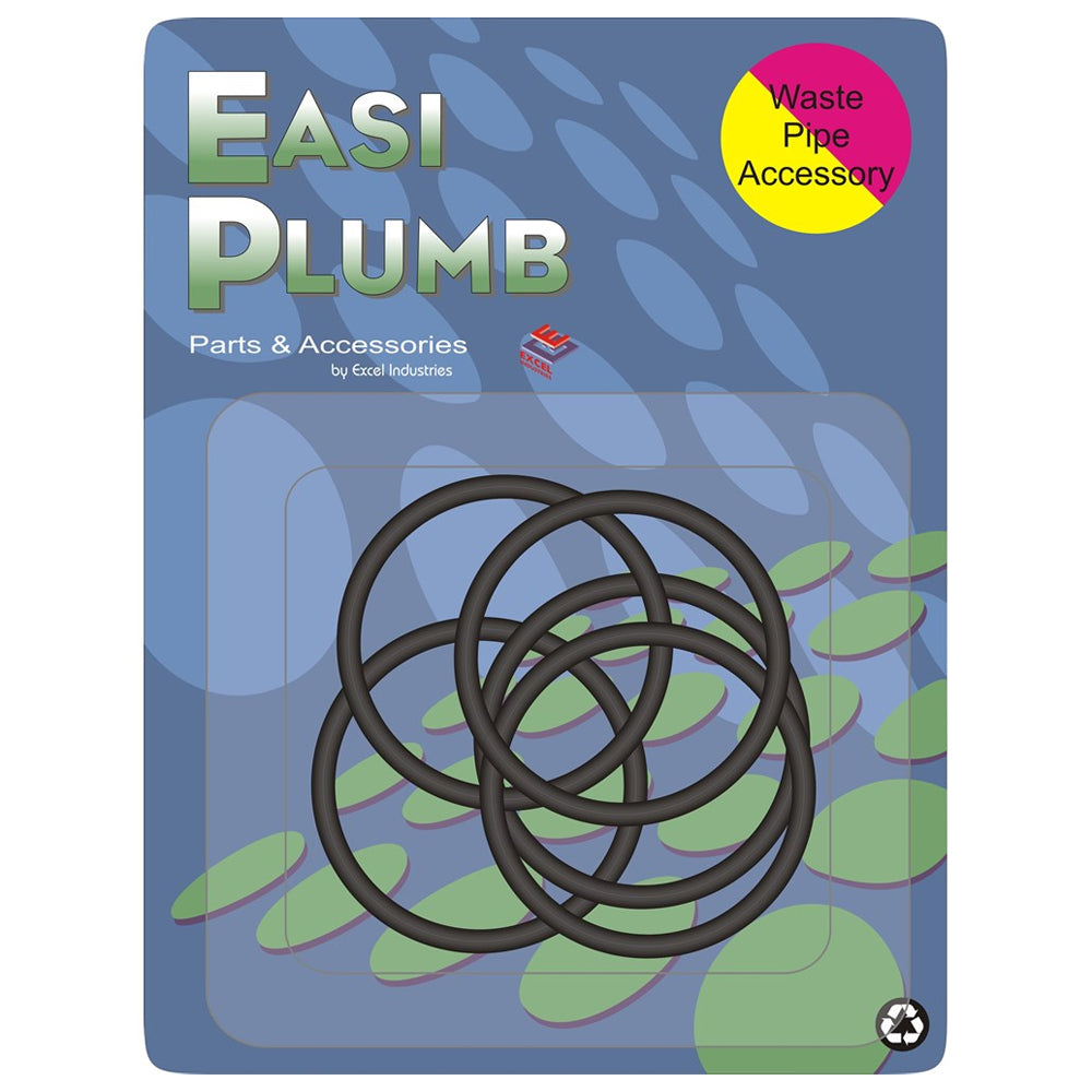 Easi Plumb 1 1/2" Inlet Trap O Ring Washers 5 Pack | EP112TW