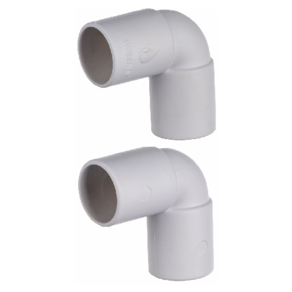 Easi Plumb 90 Degree Overflow Elbow Coupling Pack of 2 | EPOF12