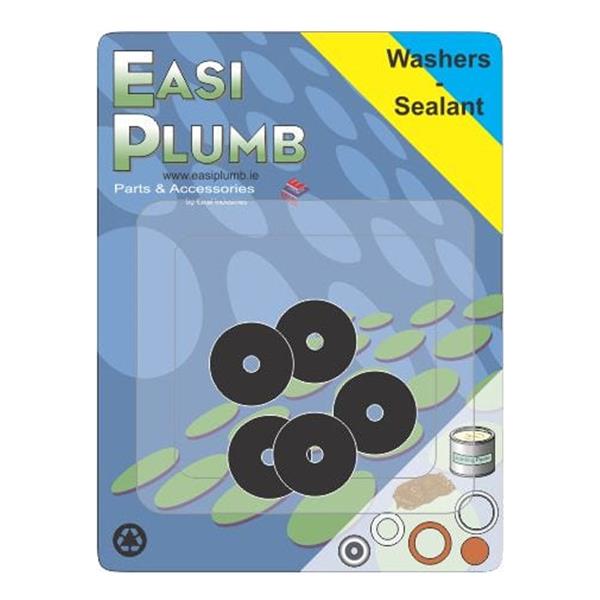 Easi Plumb 1/2" Tap Washers Pack Of 5 | Ep12ftw