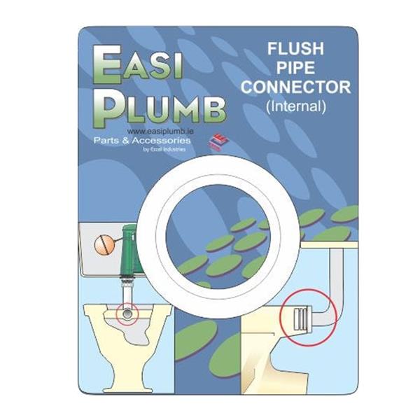 Easi Plumb Internal Rubber Flush Pipe Connector | EPRFPC