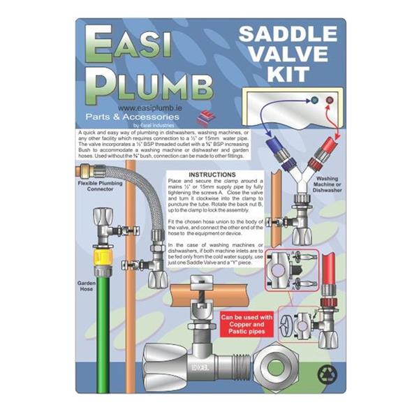 Easi Plumb Single Self Cutting Valve With Saddle | Epscwmv1