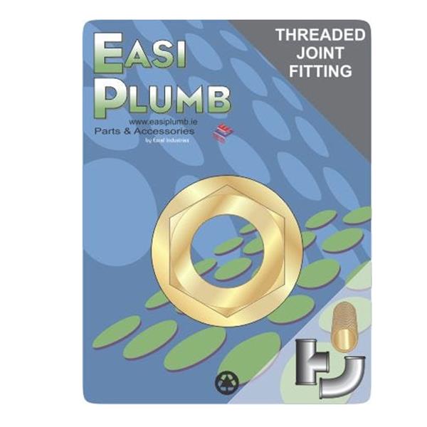 Easi Plumb 3/4" Brass Hexagonal Backnut | EP34BN