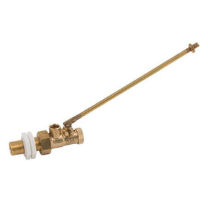 Easi Plumb 1/2" Brass Float Ball Valve (3" Tail, 6" Lever) | EP12BVH12