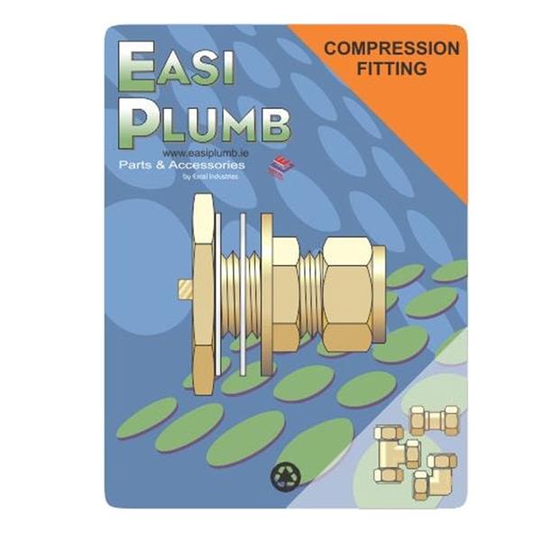 Easi Plumb 3/4" Brass Compression Tank Connector | EP350341