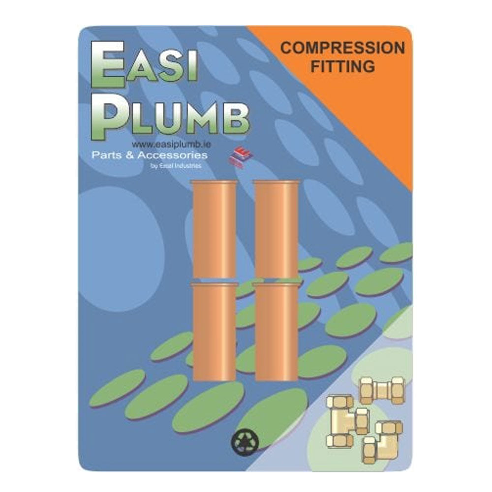 Easi Plumb 1/2'' Copper Inserts Pack Of 4 | 0120-43
