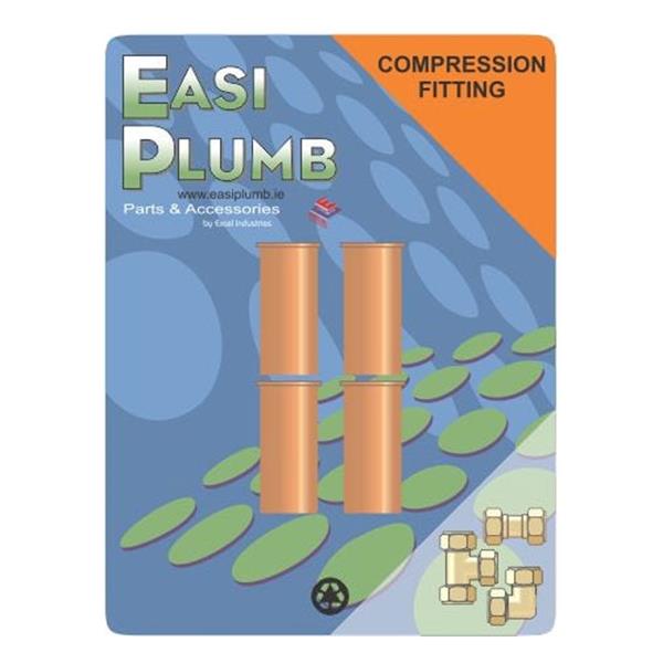 Easi Plumb 1/2'' Copper Inserts Pack Of 4 | 0120-43