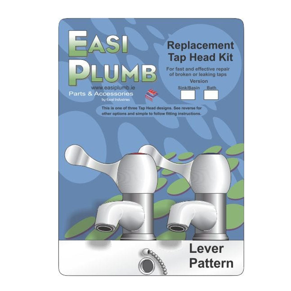 Easi Plumb 1/2" Replacement Tap Head Kit Lever Pattern | EP12RTHL