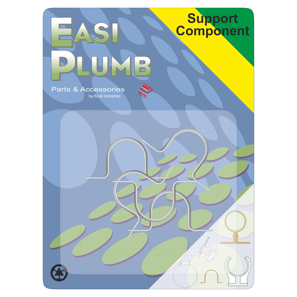 Easi Plumb 3/8" Galvanised Clips 5 Pack | EP38GC
