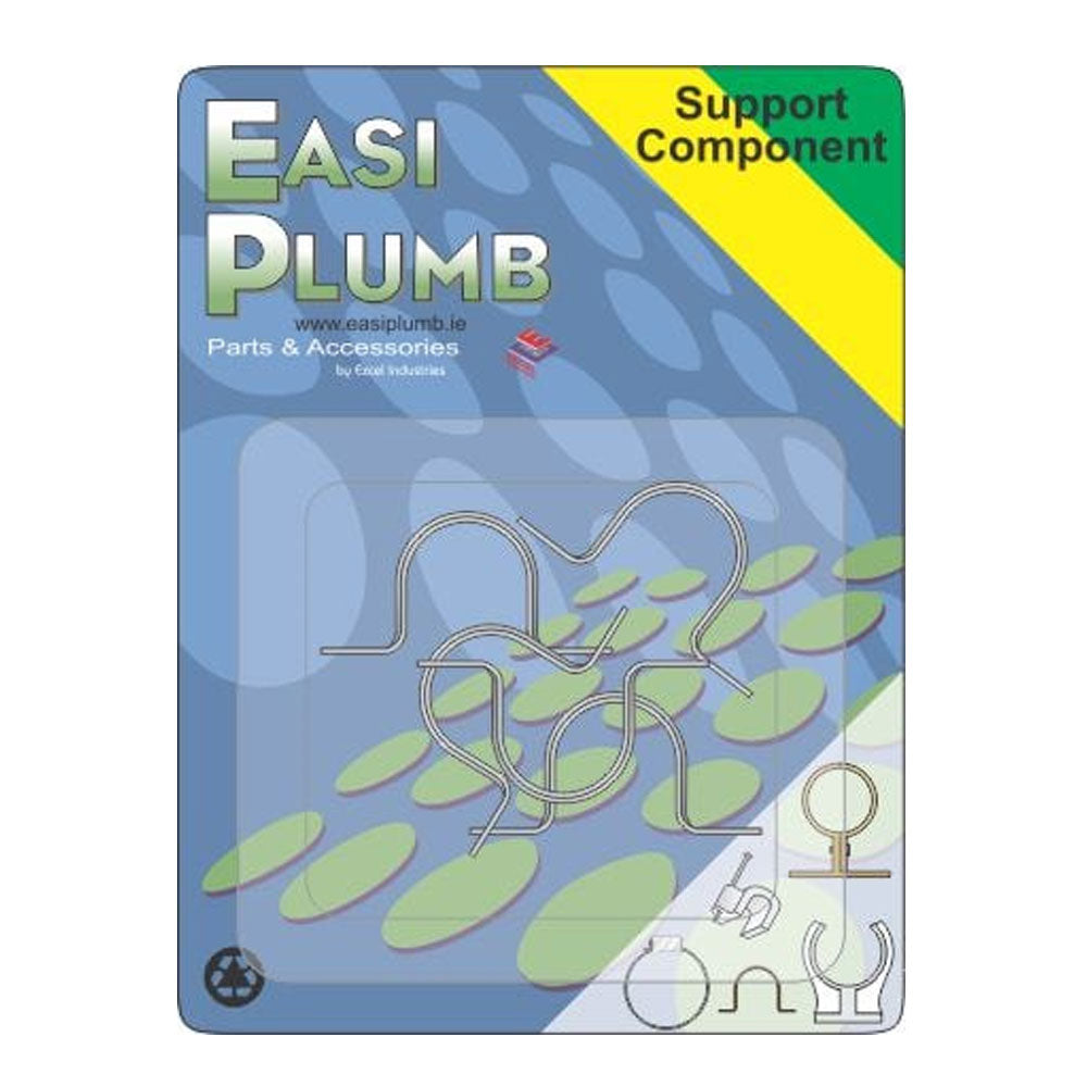 Easi Plumb 1'' Galvanised Clips Pack 2 | Ep1gc