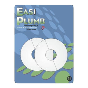 Easi Plumb 1/2'' Pipe Covers White Pack Of 2 | Ep12pc