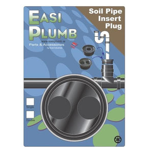 Easi Plumb 4 Inch Rubber Plug Double Inlet - 32/40mm | EP100RP