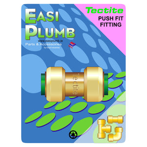 Easi Plumb 1/2" Tectite Straight Coupling T10 | EPT1012
