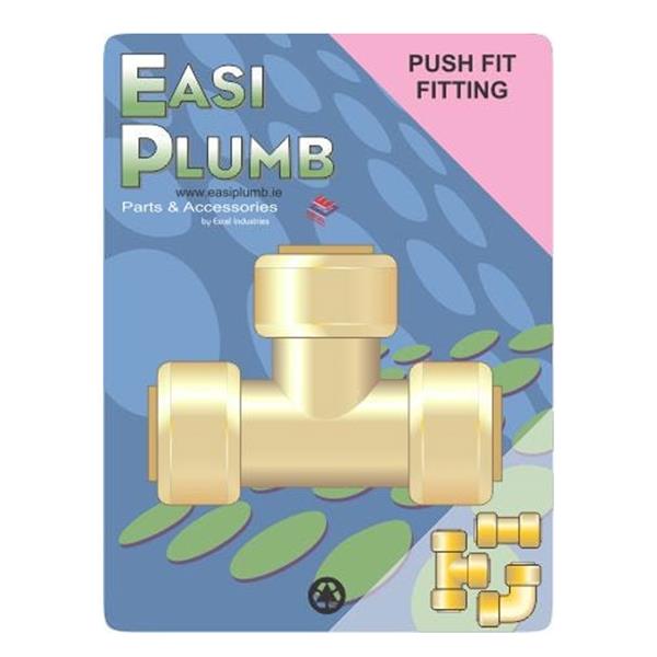 Easi Plumb 1/2'' Push Fitting Equal Tee | Epp1812