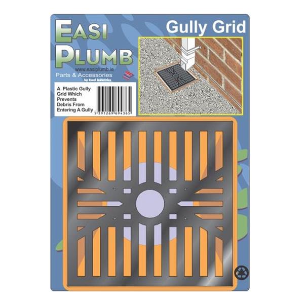 Easi Plumb Spare Plastic Gulley Grid - Black | EP6X6PGG