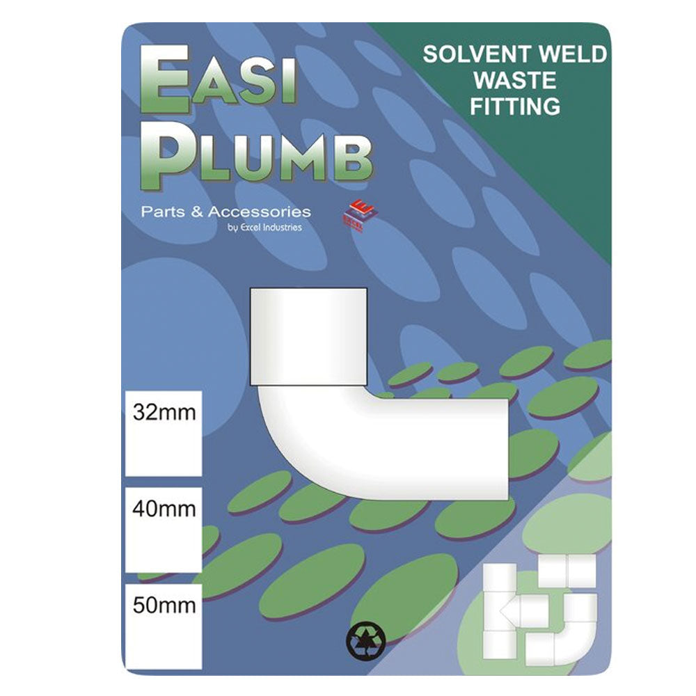 Easi Plumb 32mm M x F Waste Fitting Knuckle Elbow | EP32KWMF