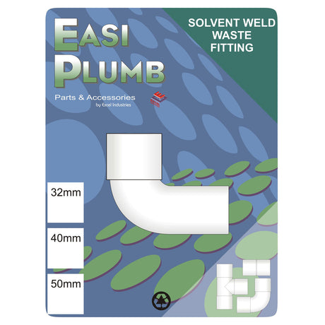 Easi Plumb 40mm M x F Waste Fitting Knuckle Elbow | EP40KWMF