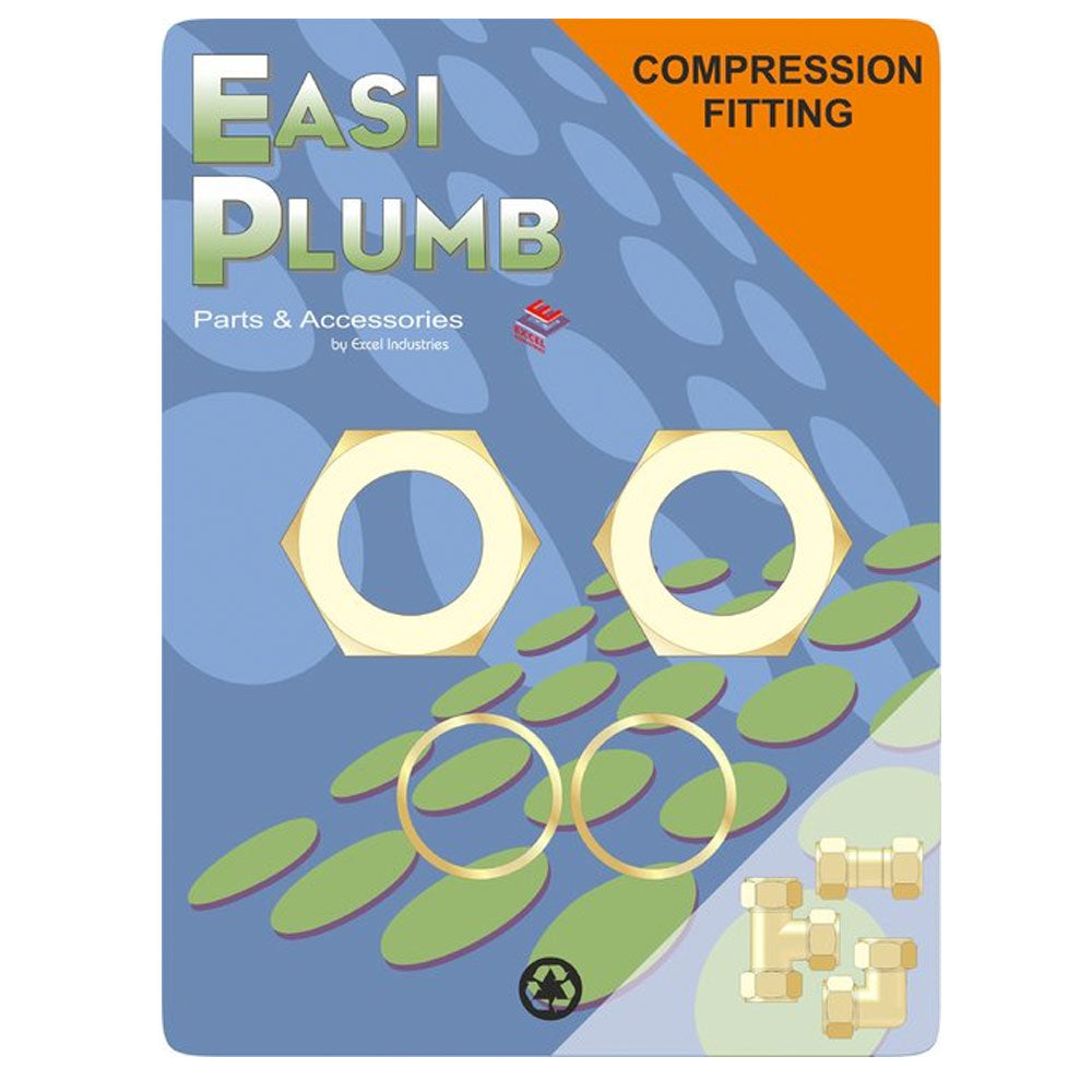 Easi Plumb 1/2" Nut & Olives Pack of 2 | EP12NO