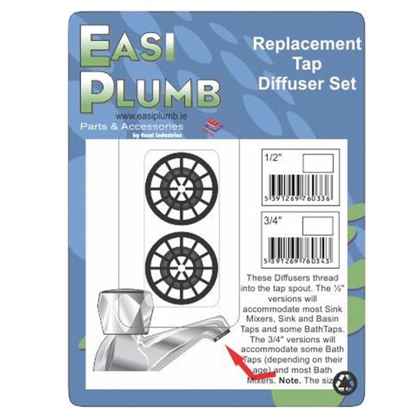 Easi Plumb 3/4" Tap Diffuser Set | EP34DS