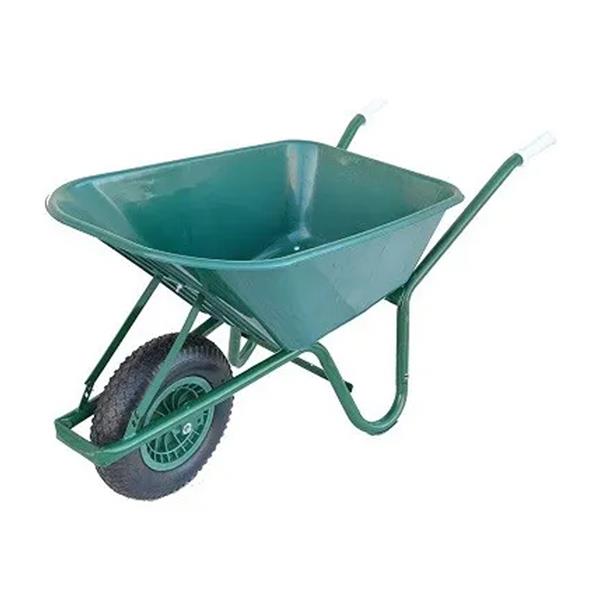 Moy Green Plastic Body Wheelbarrow 100 Litre Unassembled | 70980_US