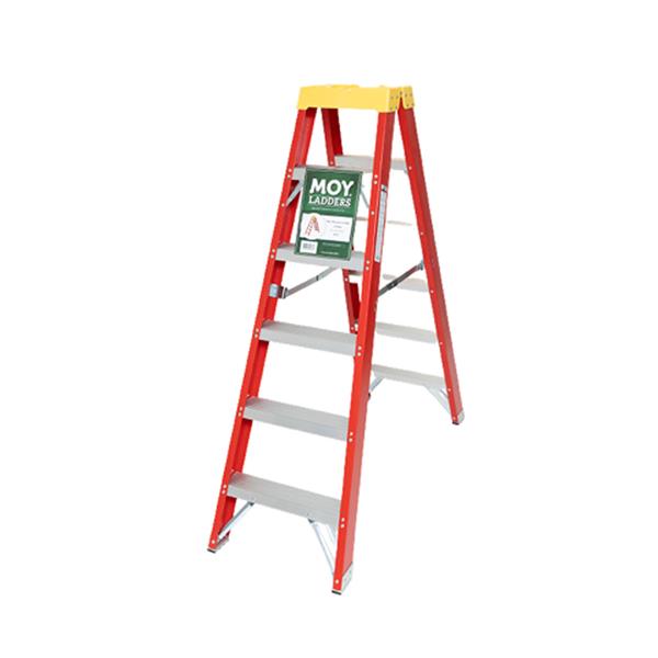 Moy 6 Step Fiberglass Ladder Double Sided | 50911