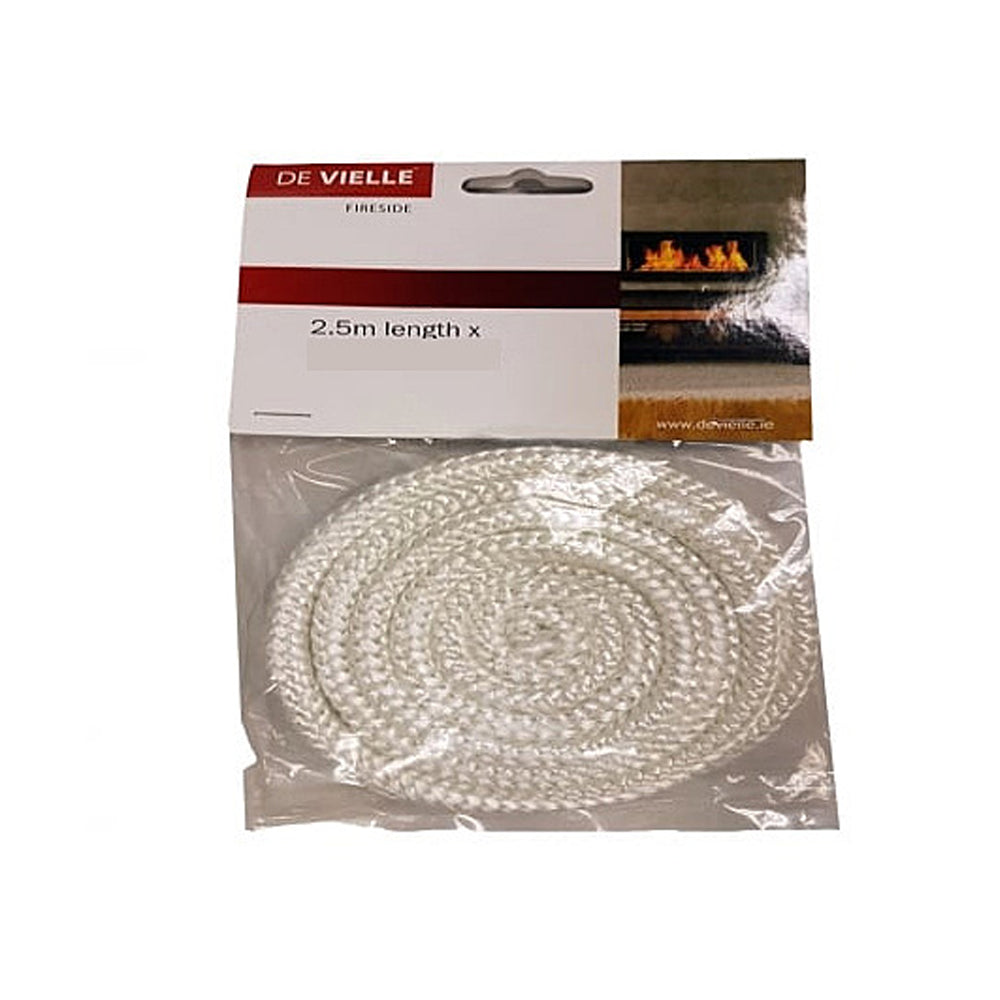 De Vielle Stove Glass Rope Seal 6mm 2.5 metre | HOZ020Z