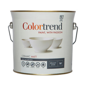 Colourtrend 3 Litre Ceramic Matt - White | M00264