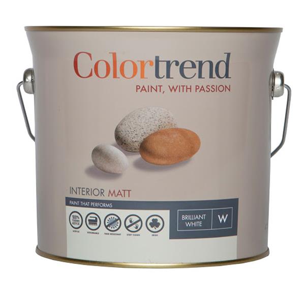 Colourtrend 3 Litre Interior Matt - White | M00809