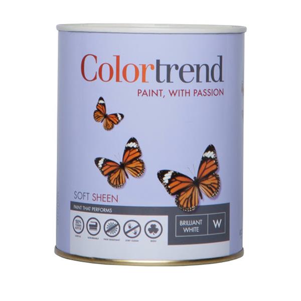 Colourtrend 1 Litre Soft Sheen - White | M00827