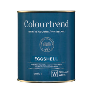 Colourtrend 1 Litre Eggshell - White | M01659
