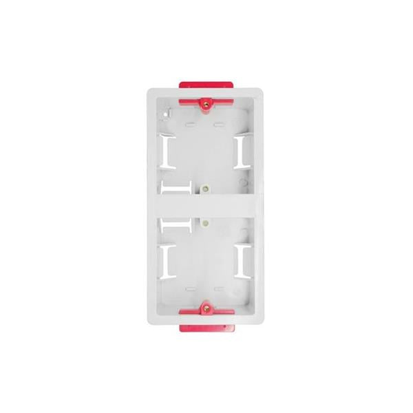 Powermaster 2 Gang Dry Lining Plasterboard Double Socket Box | 1523-12