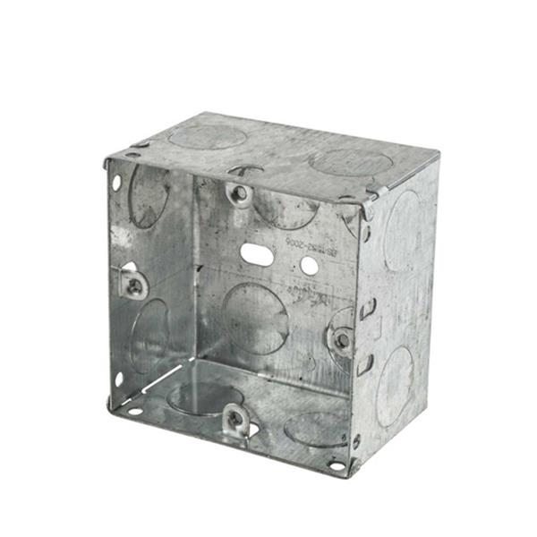 Powermaster 1 Gang 47mm Flush Metal Single Socket Box | 1523-22