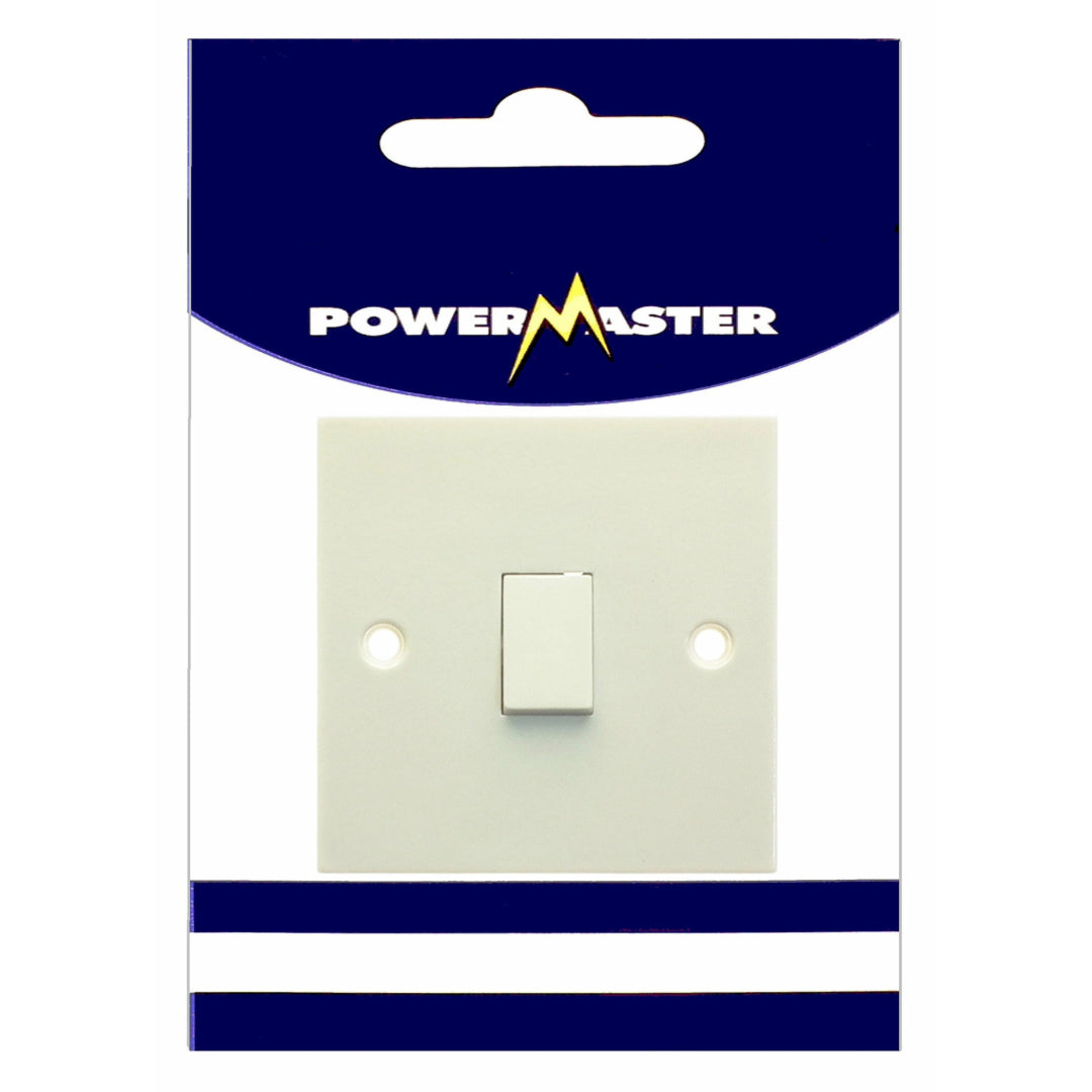 Powermaster 1 Gang 1 Way Single Light Switch | 1434-00