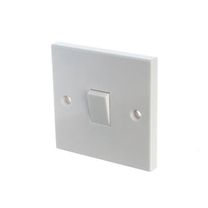 Powermaster 1 Gang 2 Way Single Light Switch | 1434-06