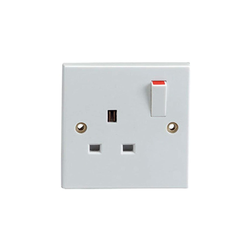 Powermaster 1 Gang Switched Single Socket | 1434-18