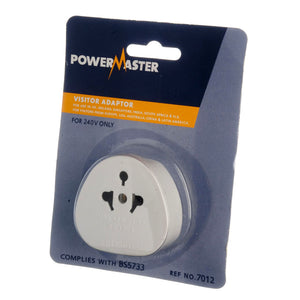 Powermaster Visitor Adaptor 2 Pin to 3 Pin Adaptor | 1378-30